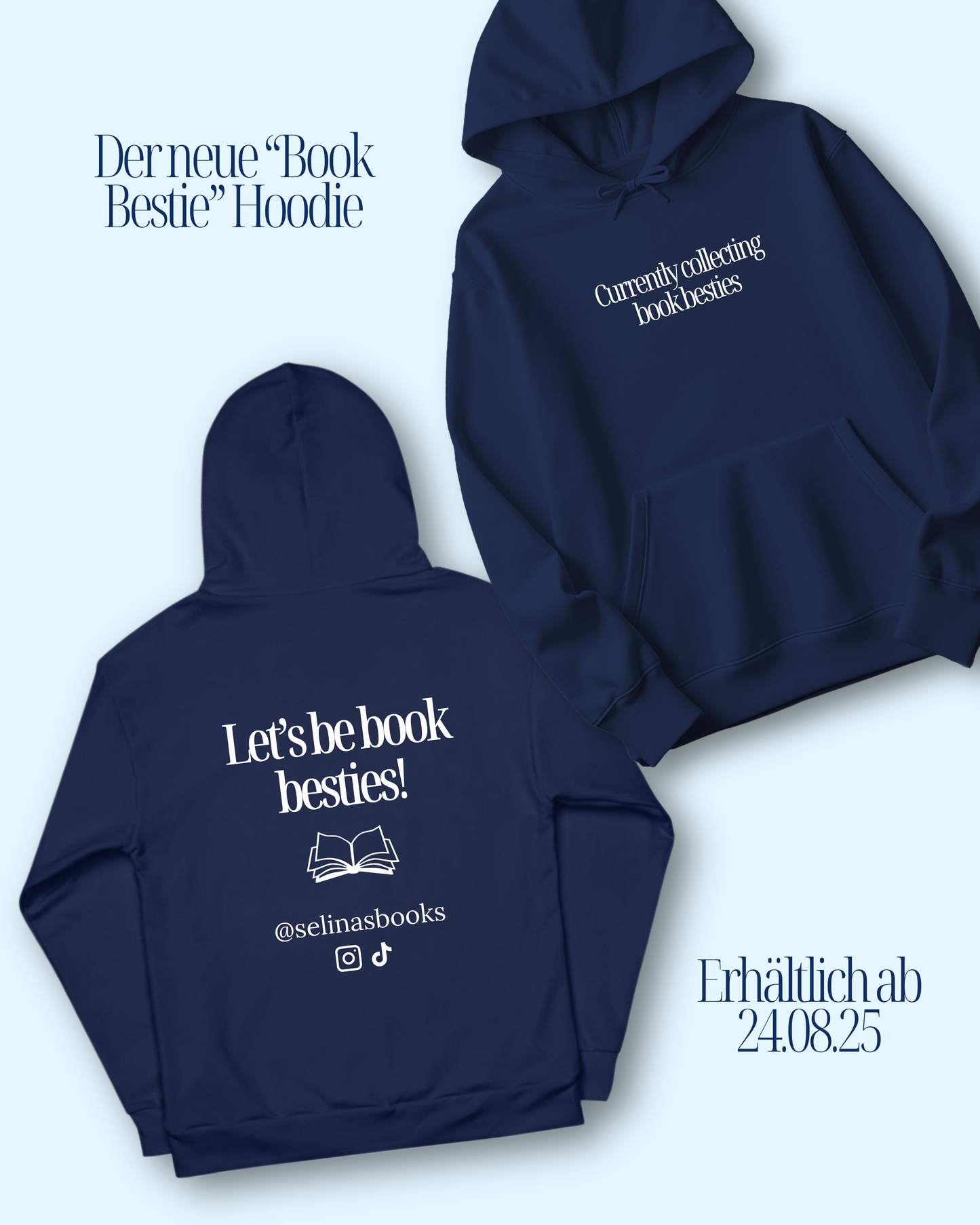 DER Messe-Hoodie „Book Bestie“