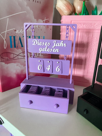 Buch Zähler „Dieses Jahr gelesen“