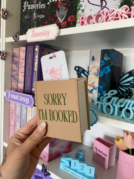 SECOND CHANCE - „Sorry I‘m Booked“ Lesezeichenhalter