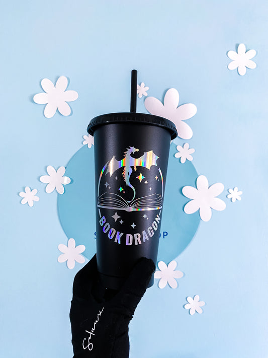 Book Dragon Trinkbecher