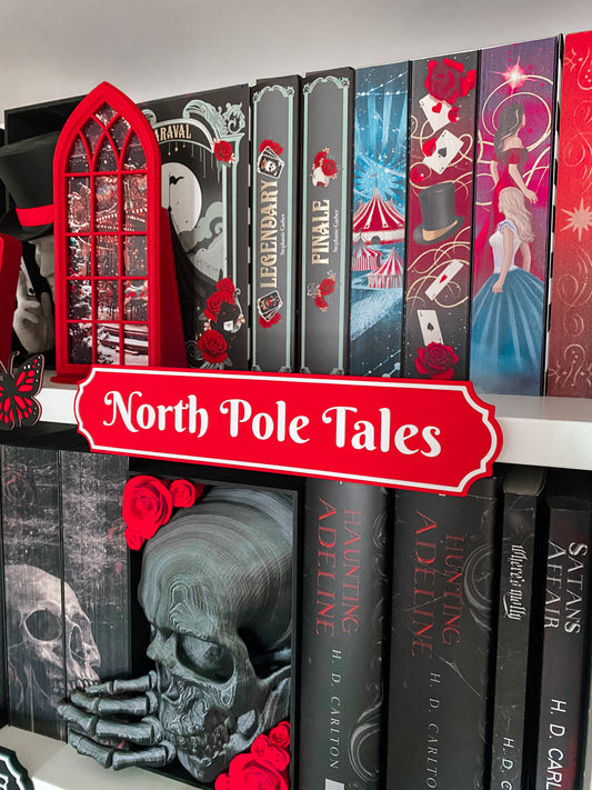 North Pole Tales Regalschild