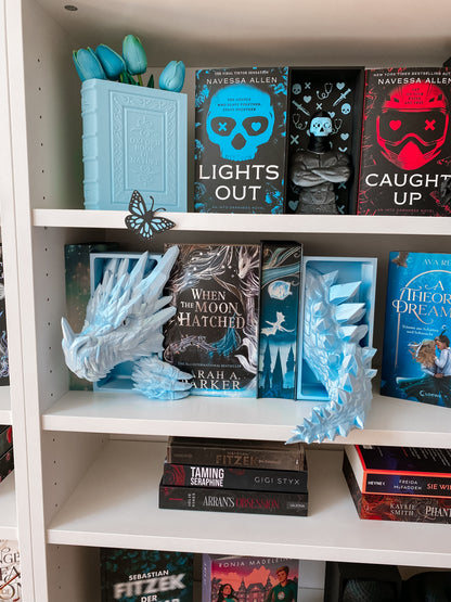 Kristall Drache Book Nook