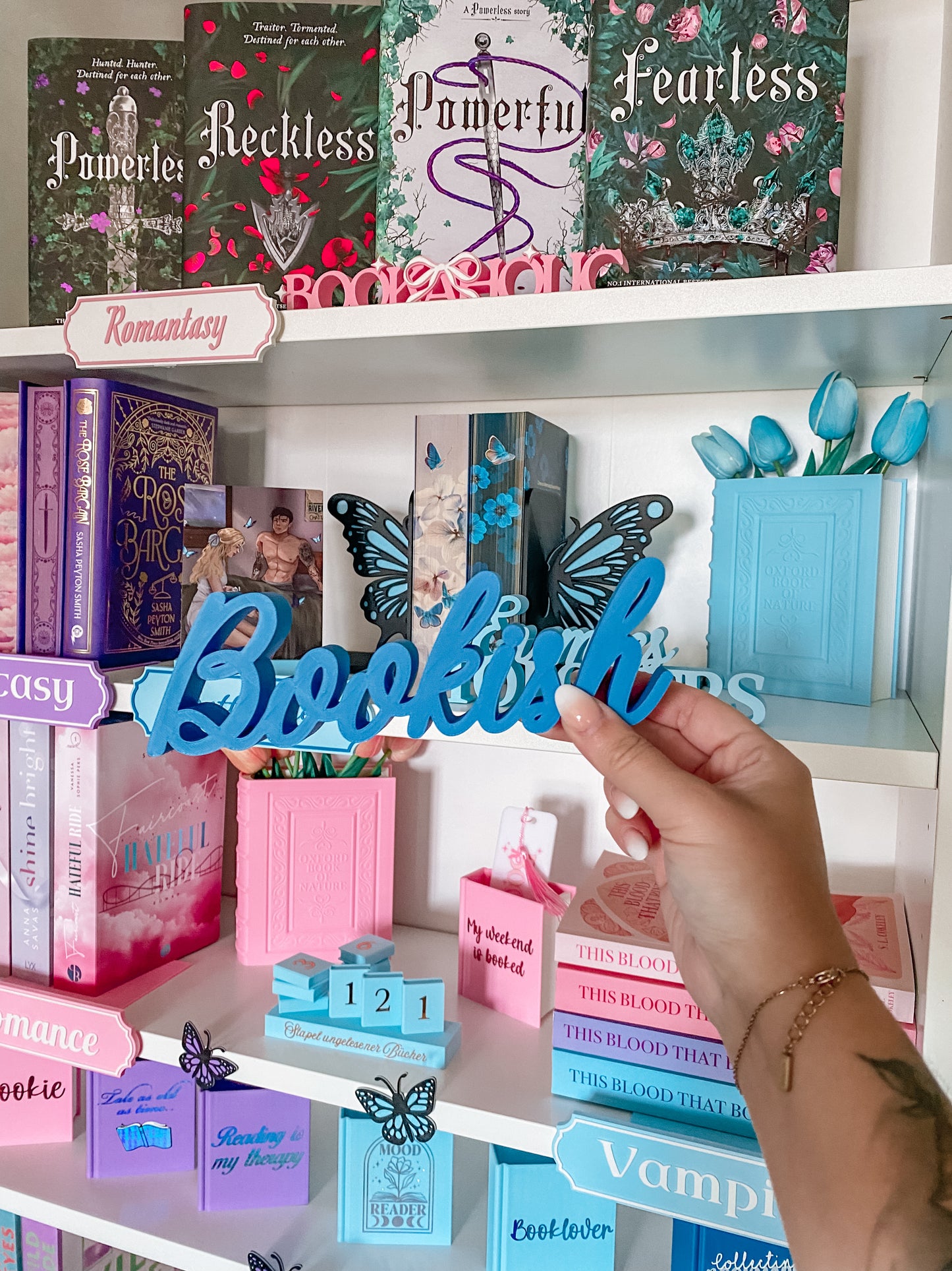 BOOKISH Schriftaufsteller BW