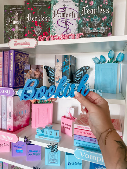 BOOKISH Schriftaufsteller BW