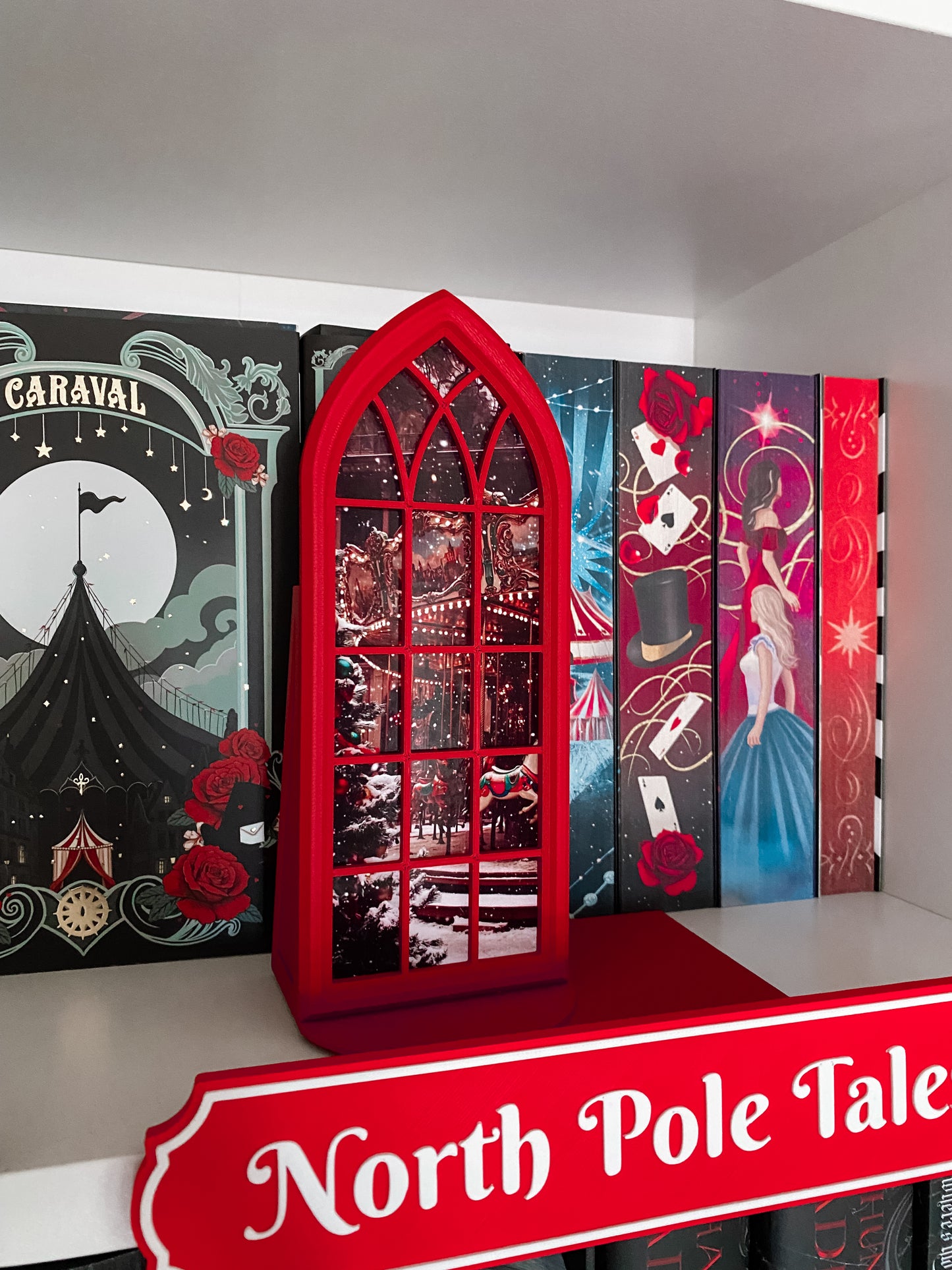 Regalfenster-Motiv “Winter Karussell”