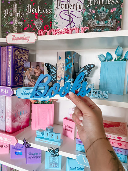 BOOKS Schriftaufsteller