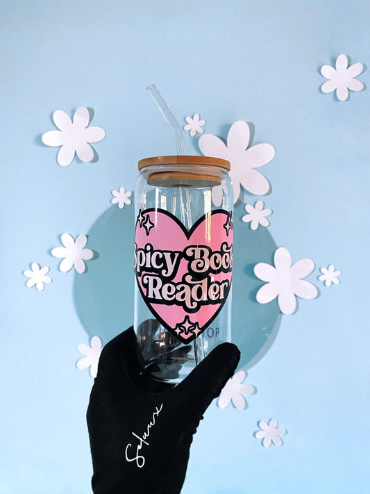 Spicy Books Reader Trinkglas