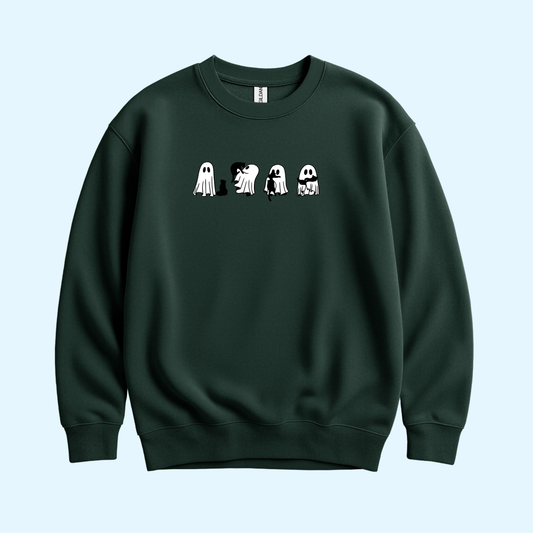 Sweatshirt - Ghosts & Cats