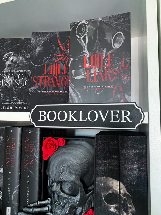 Booklover Regalschild BASIC