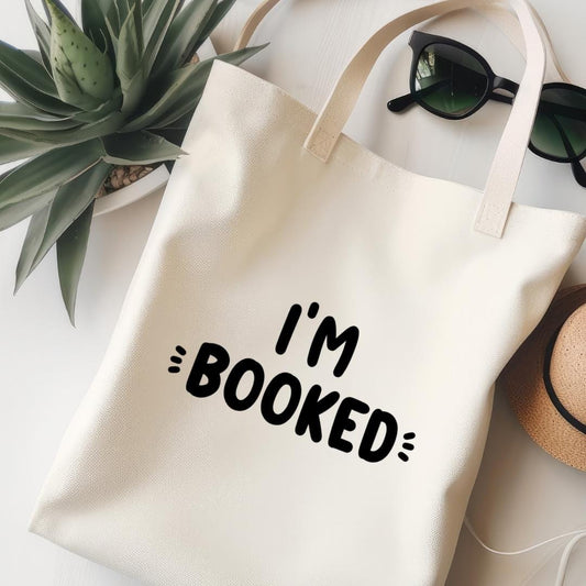 I‘m Booked Jutebeutel